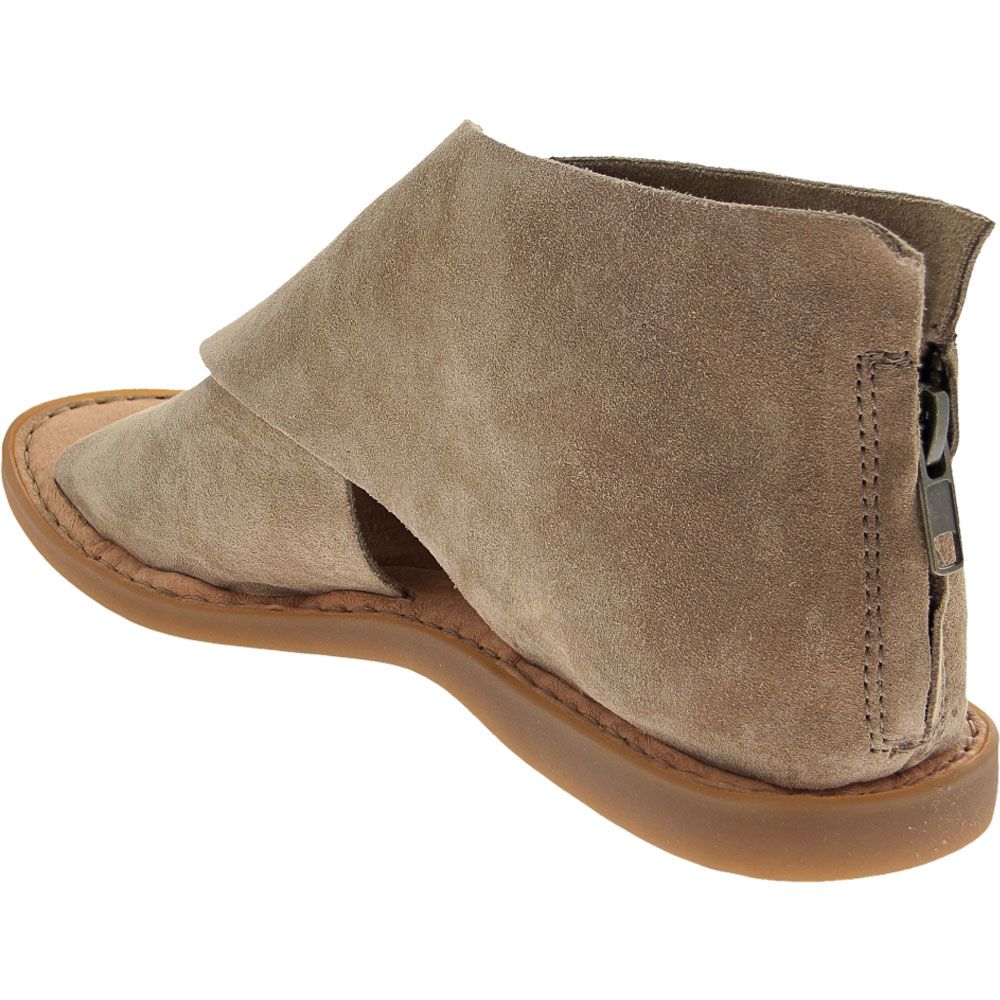 Born Iwa Sandals - Womens Taupe Suede Back View