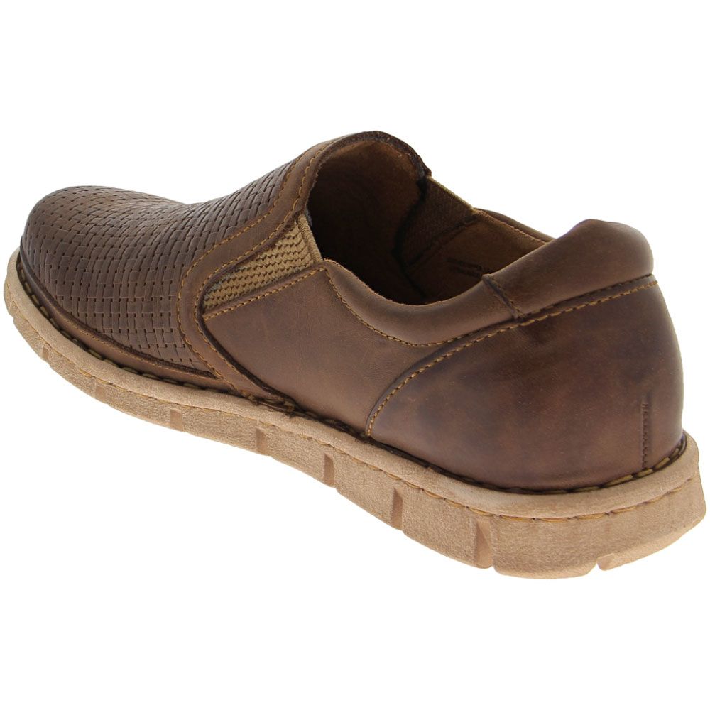 Born Sawyer Slip On Casual Shoe - Mens Brown Back View