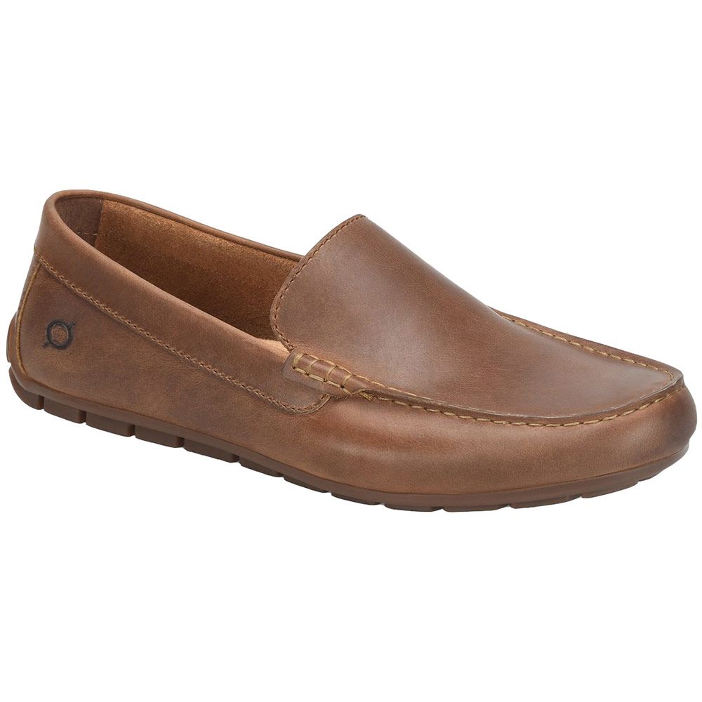 Born Allan Casual Slip-On Shoes - Mens Cookie Dough Brown