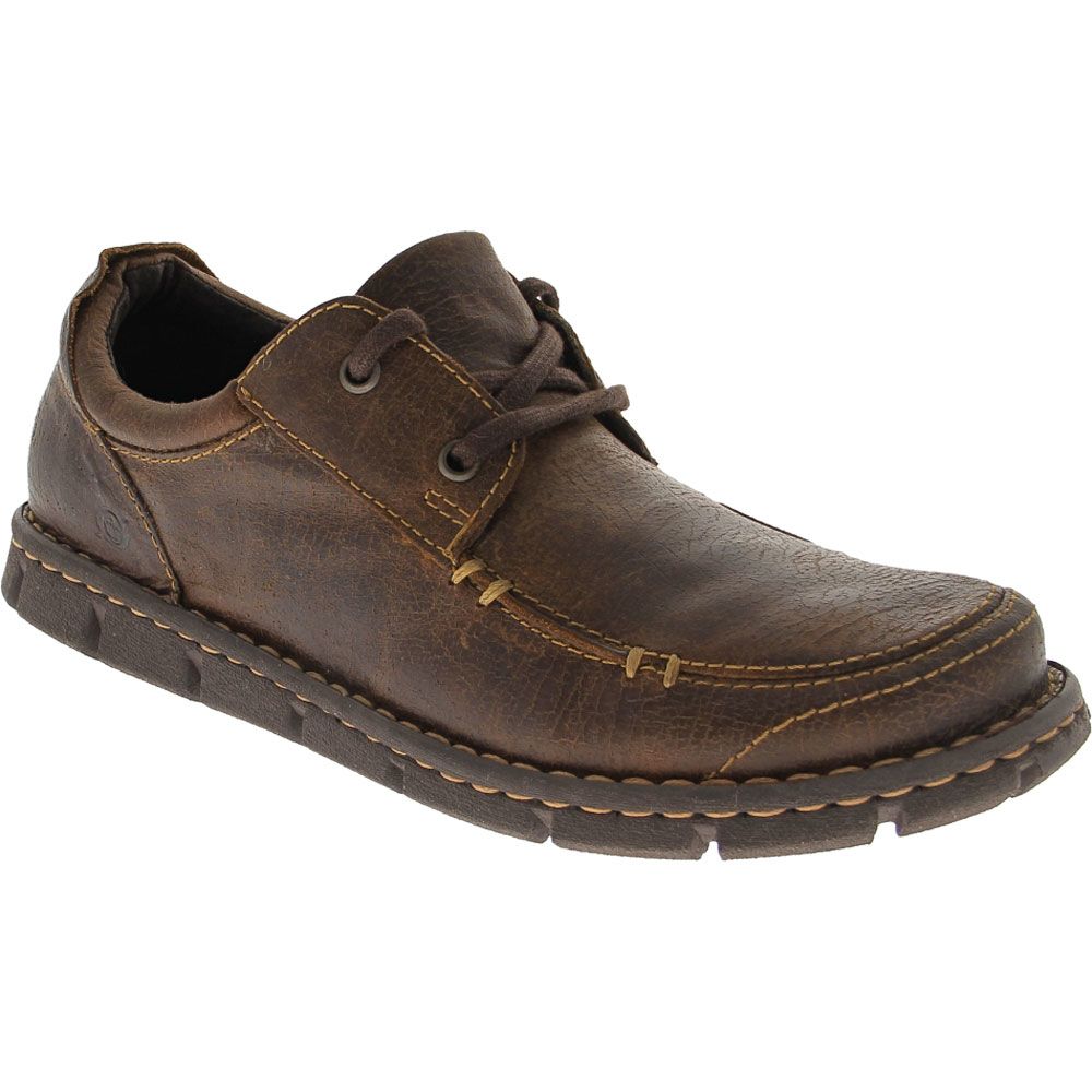 Born Joel Lace Up Casual Shoes - Mens Chocolate