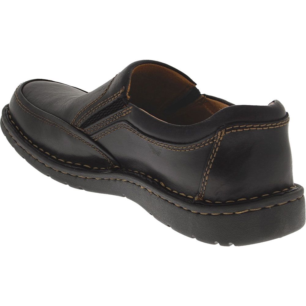 Born Luis Slip On Casual Shoes - Mens Black Back View