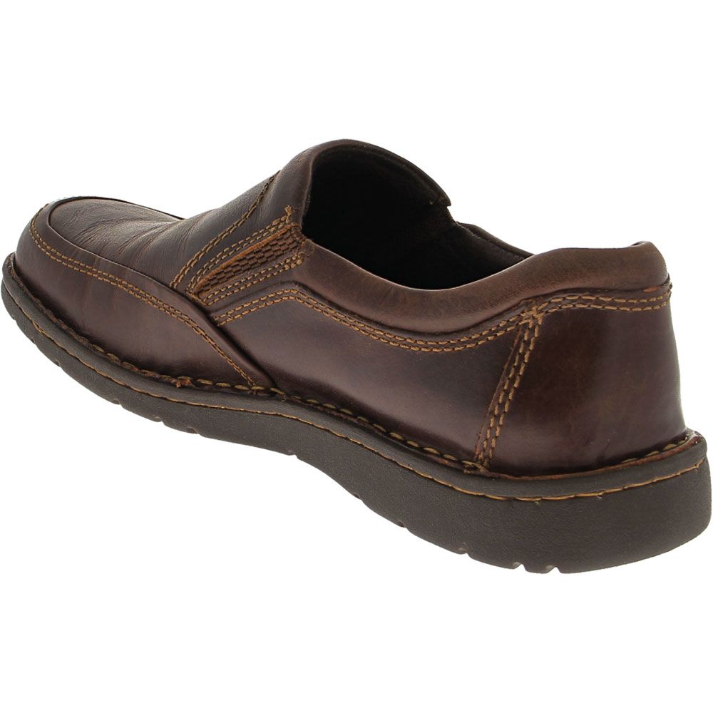 Men's Born Casual Moc Toe SlipOn Shoe Luis Dark Brown Leather H42423