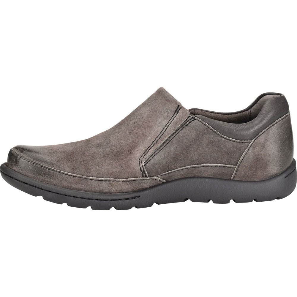 Born Nigel Slip On Slip On Casual Shoes - Mens Grey Back View