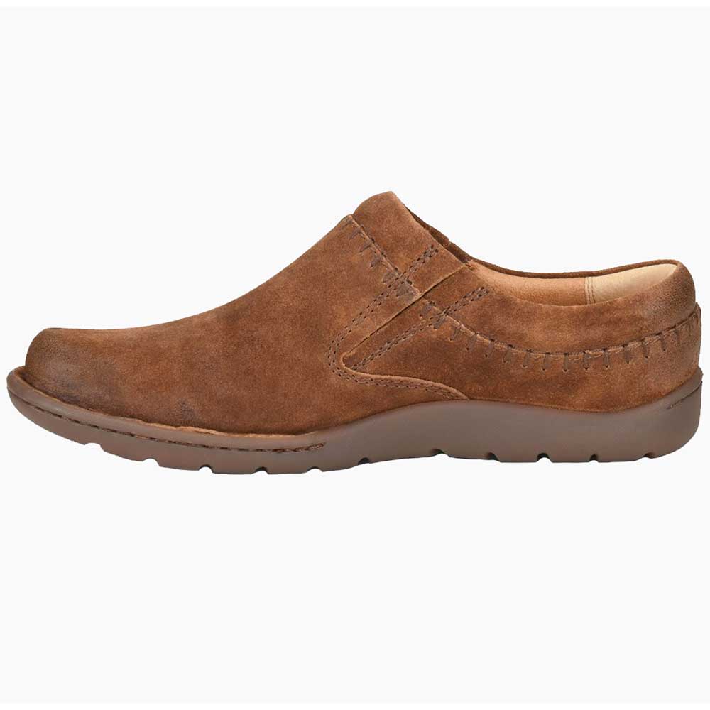 Born Nigel Clog Slip On Casual Shoes - Mens Tobacco Back View