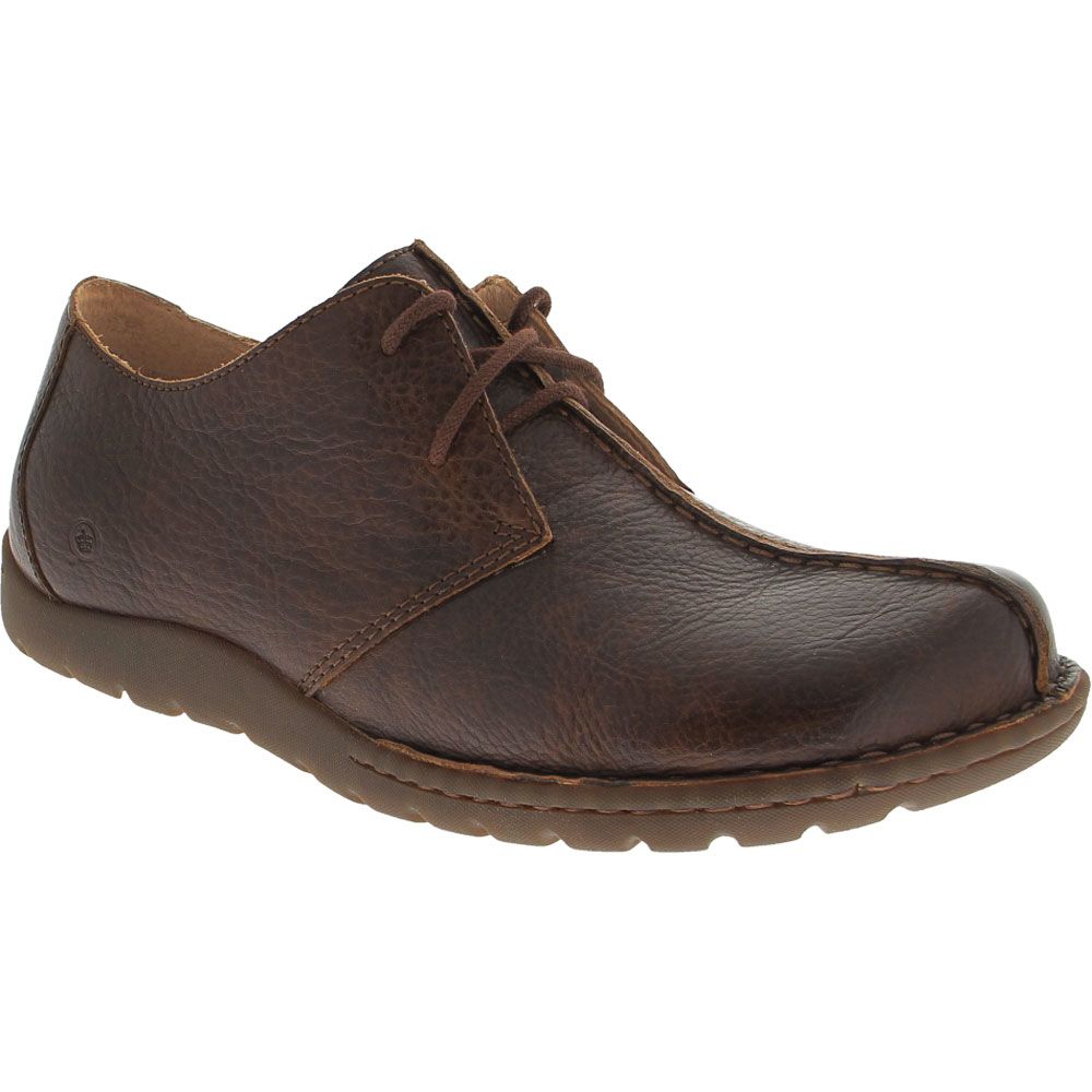 Born Nigel 2 Eye Lace Up Casual Shoes - Mens Brown