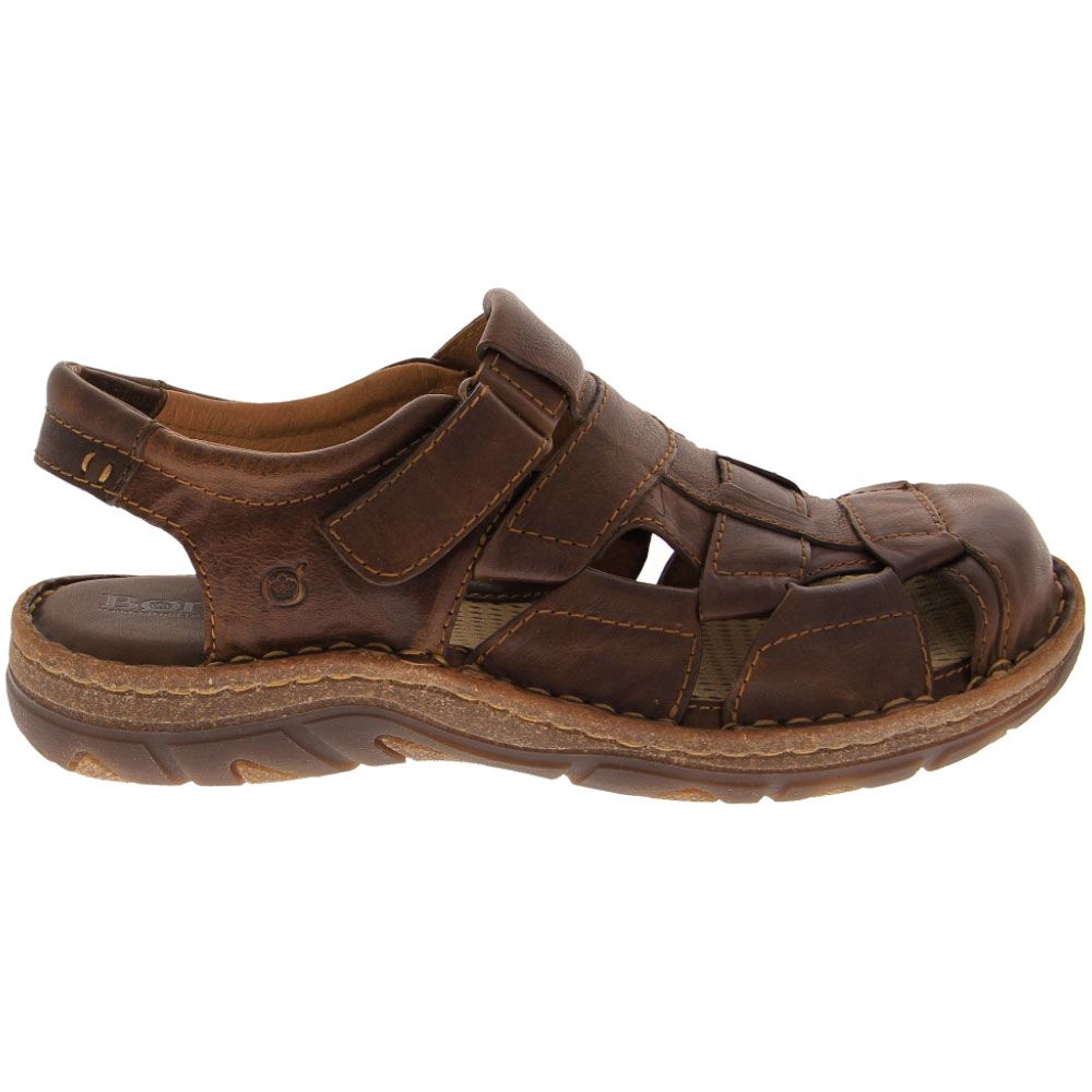 Born Cabot 3 Sandals - Mens Brown Side View
