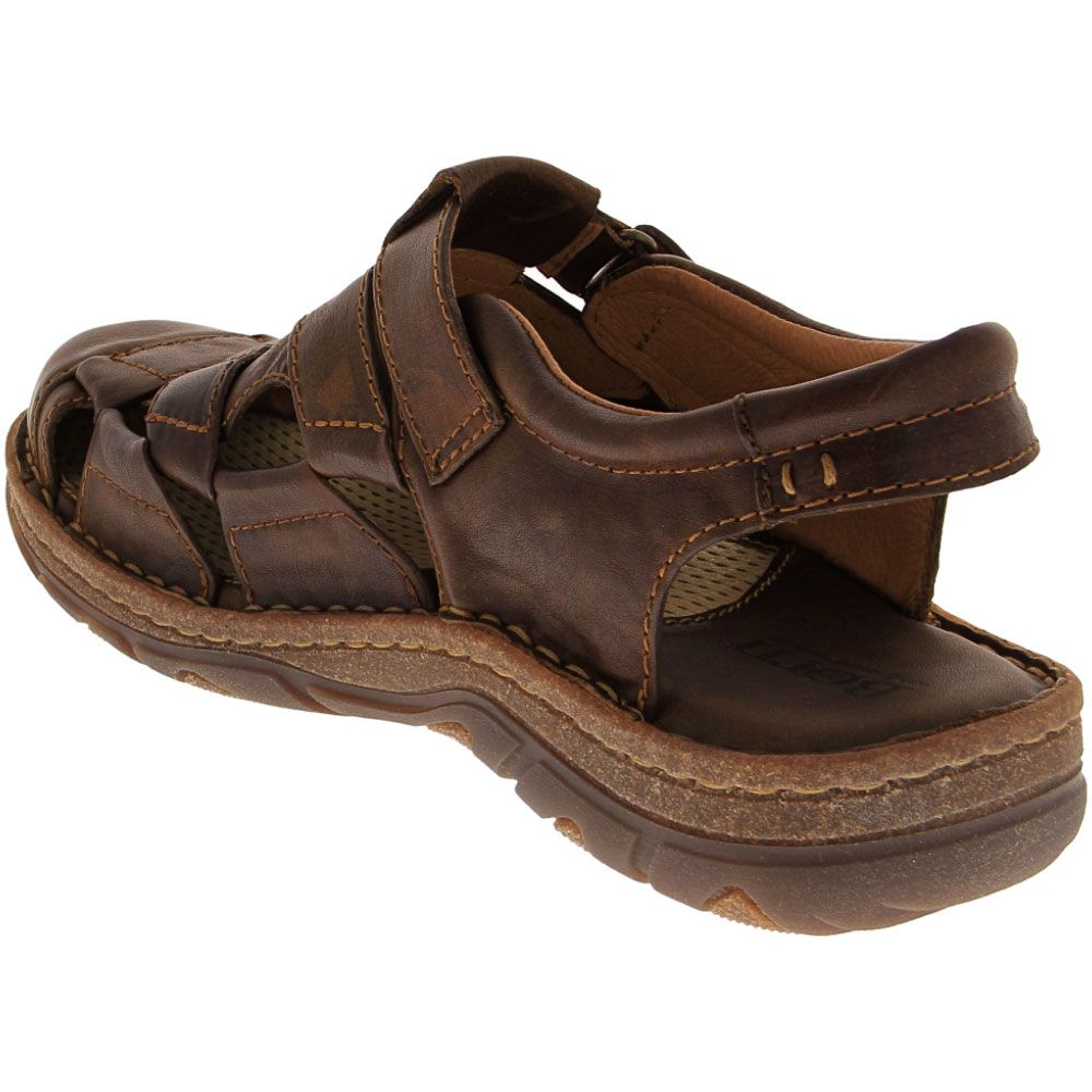 Born Cabot 3 Sandals - Mens Brown Back View