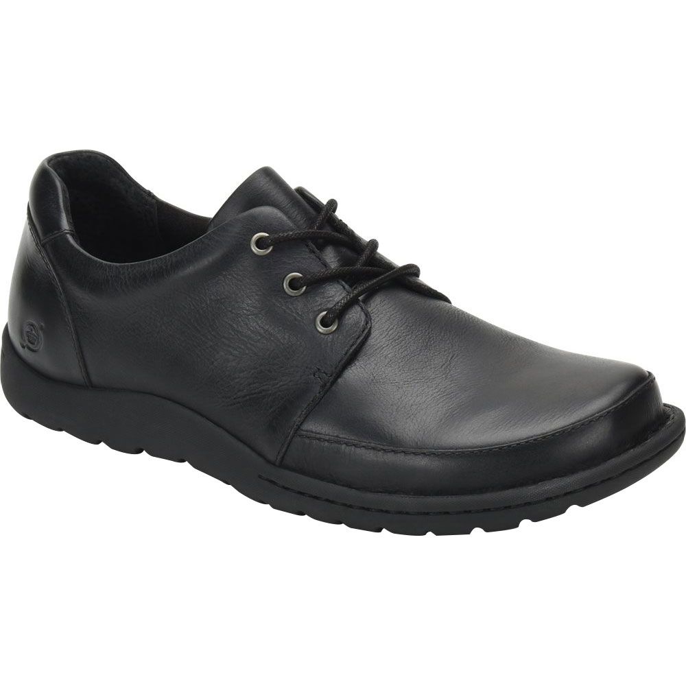 Born Nigel 3 Eye Lace Up Casual Shoes - Mens Black