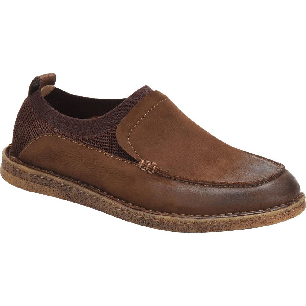 Born Samuel Slip On Casual Shoes - Mens Carafe Brown
