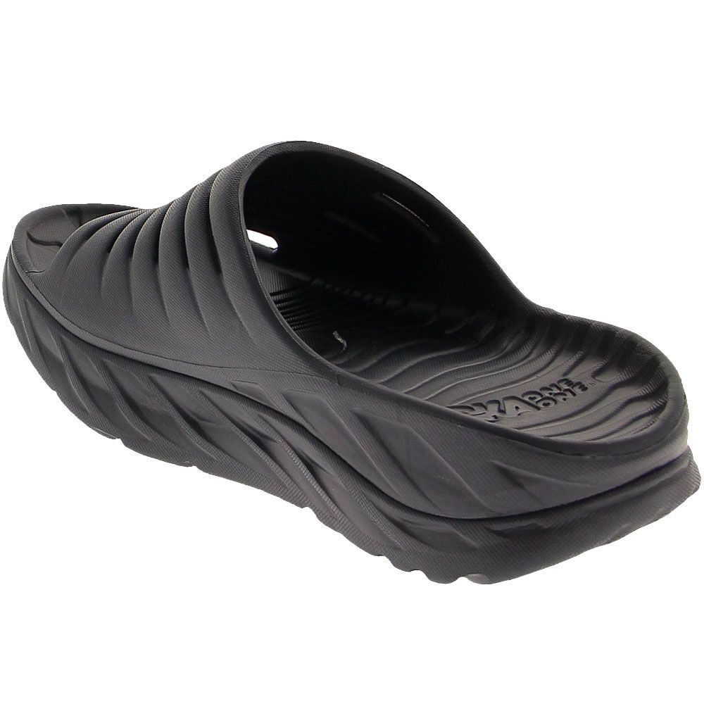 Hoka One One Ora Recovery Slide 2 Sandals - Mens Black Back View