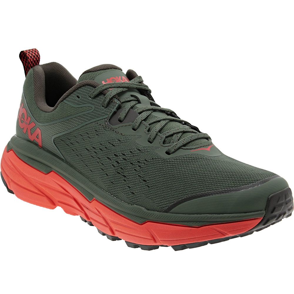Hoka One One Challenger Atr 6 Trail Running Shoes - Mens Grey Red