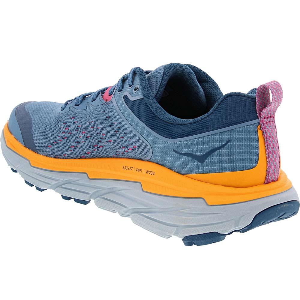 Hoka One One Challenger Atr 6 Trail Running Shoes - Womens Blue Back View