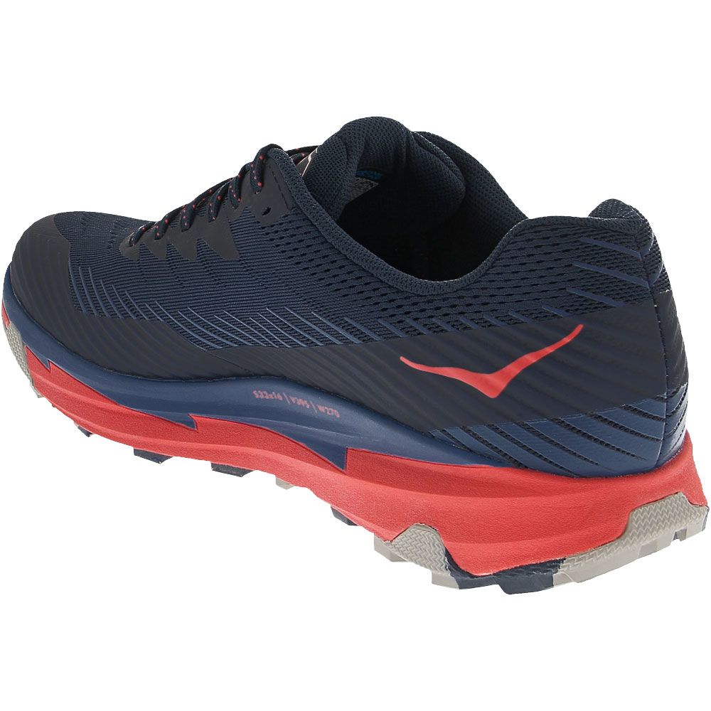 Hoka One One Torrent 2 Trail Running Shoes - Mens Navy Back View