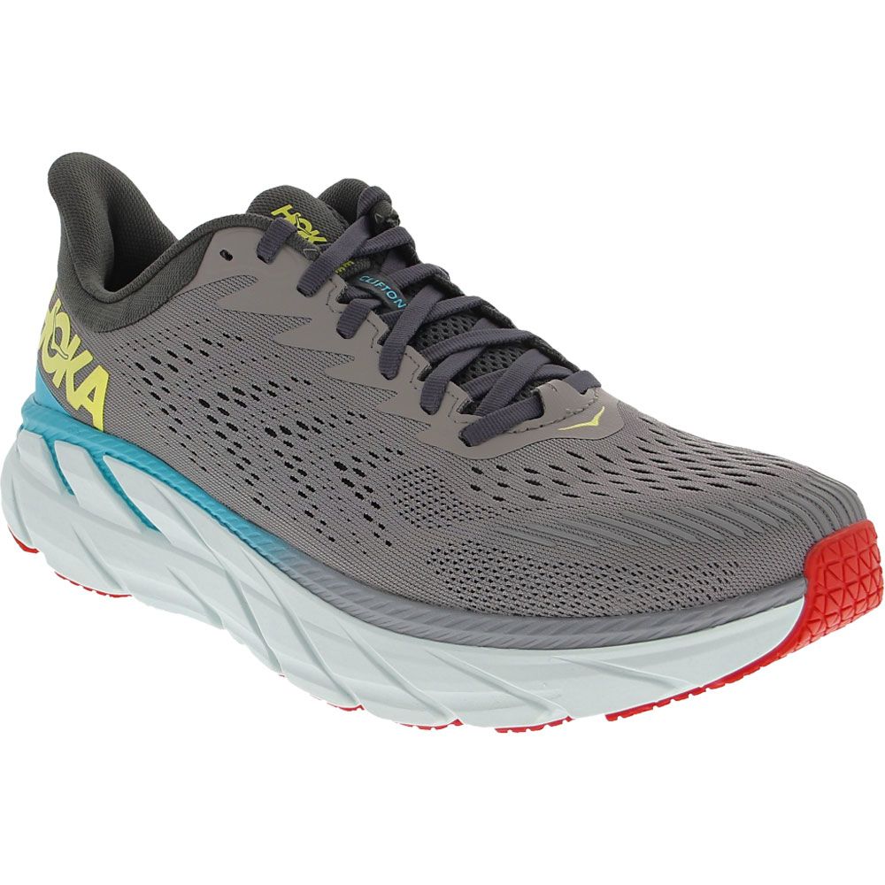 Hoka One One Clifton 7 Running Shoes - Mens Silver