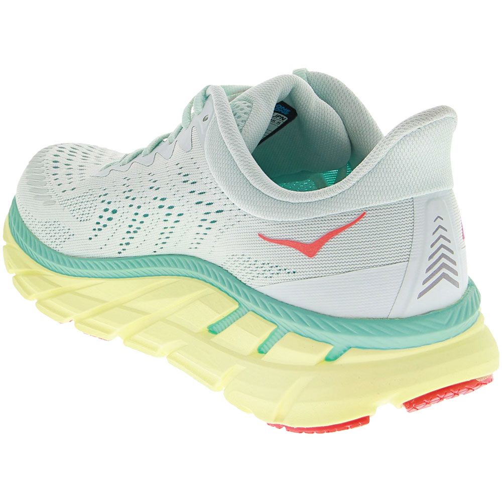 Hoka One One Clifton 7 Running Shoes - Womens Silver Back View