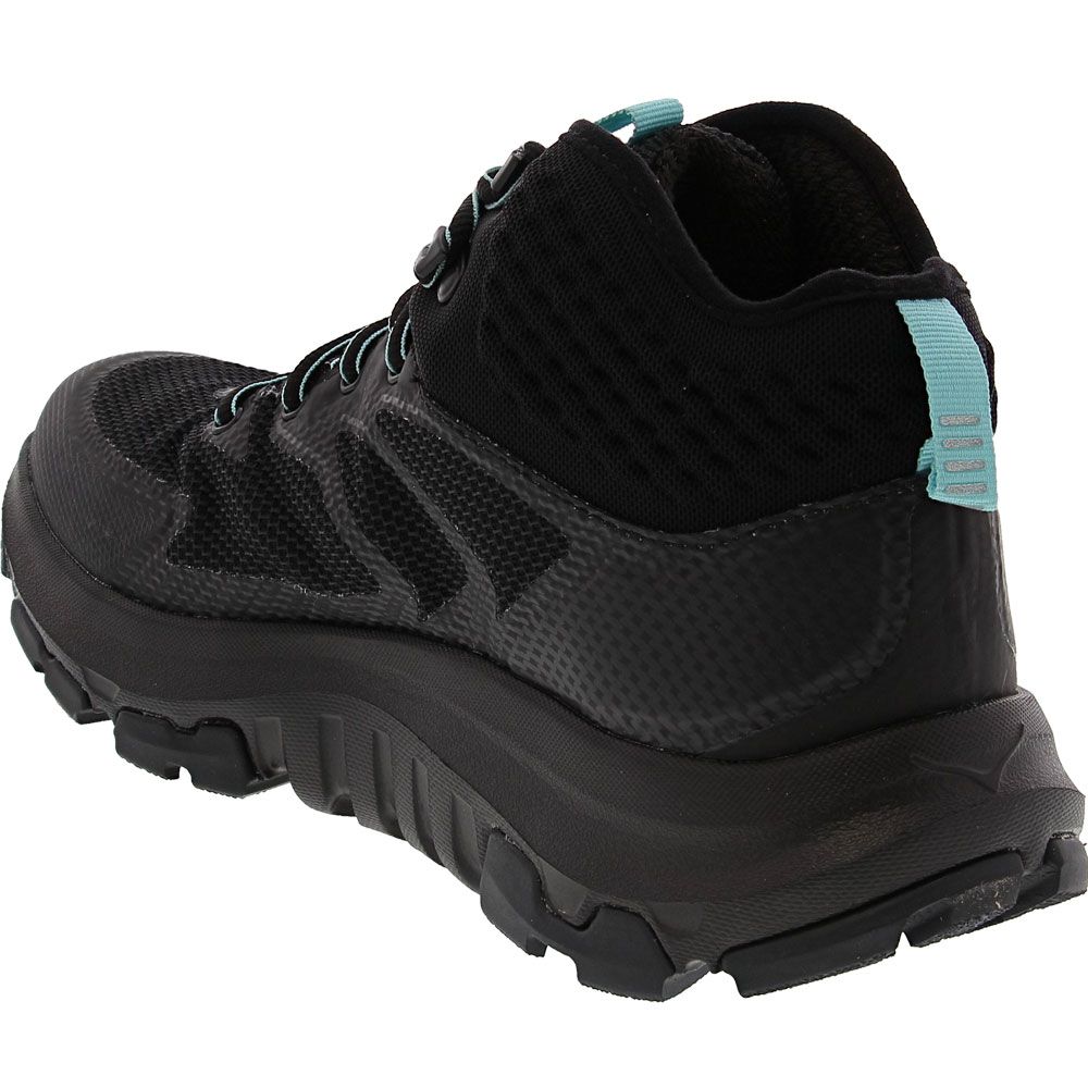 Hoka One One Toa Gtx Hiking Boots - Womens Black Back View