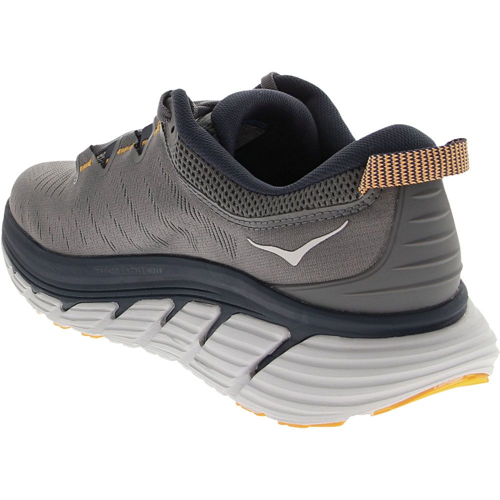 Hoka One One Gaviota 3 Running Shoes - Mens Charcoal Back View