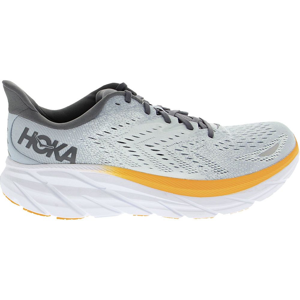 Hoka One One Clifton 8 Running Shoes - Mens Silver