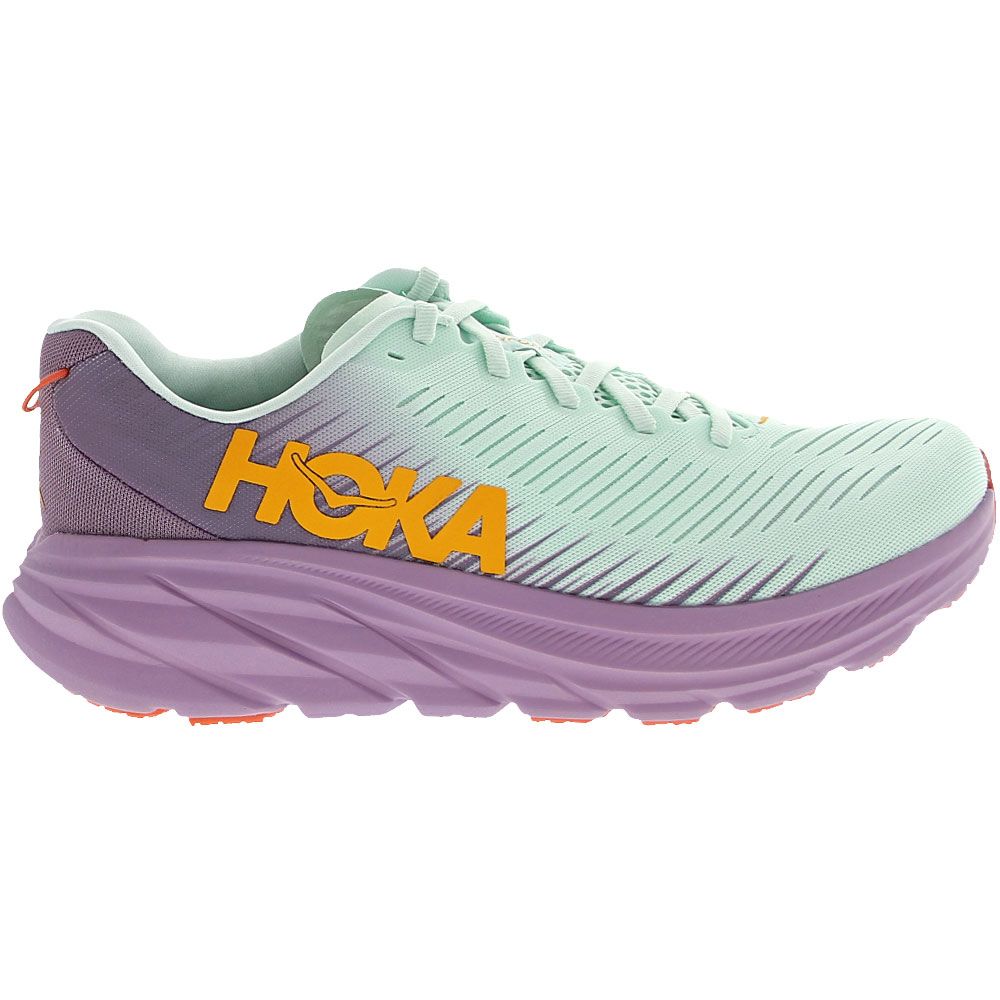 Hoka One One Rincon 3 Running Shoes - Womens Blue Side View