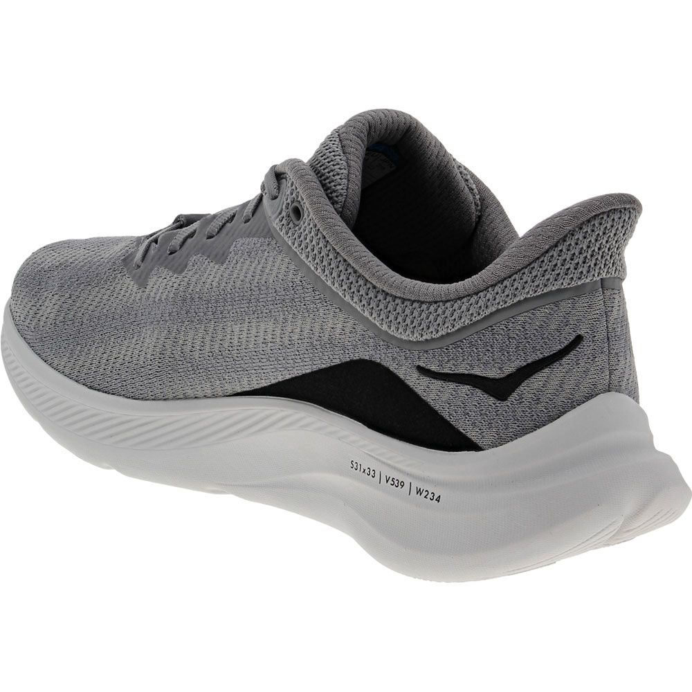 Hoka One One Solimar Running Shoes - Mens Grey Back View