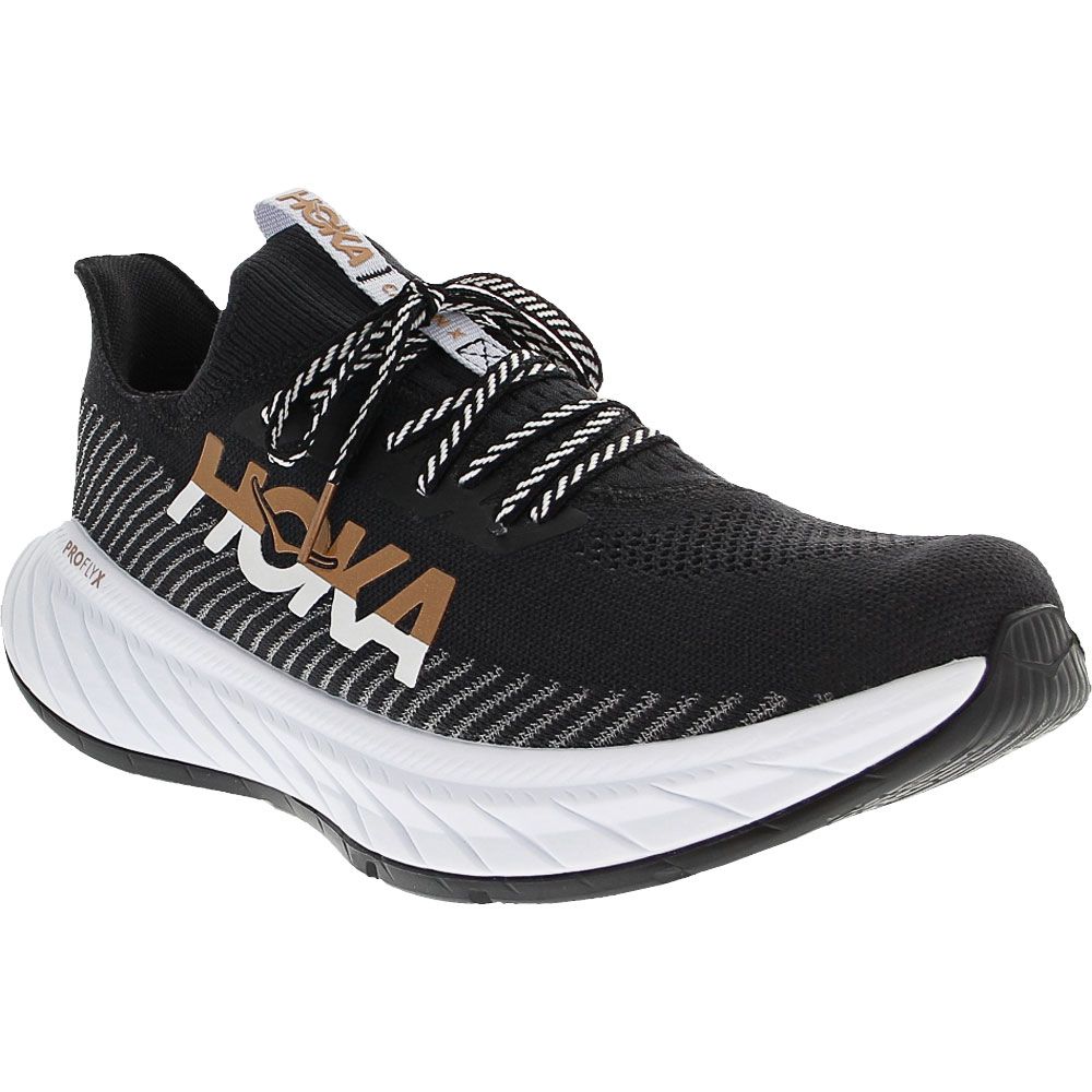 Hoka One One Carbon X 3 Running Shoes - Mens Black White