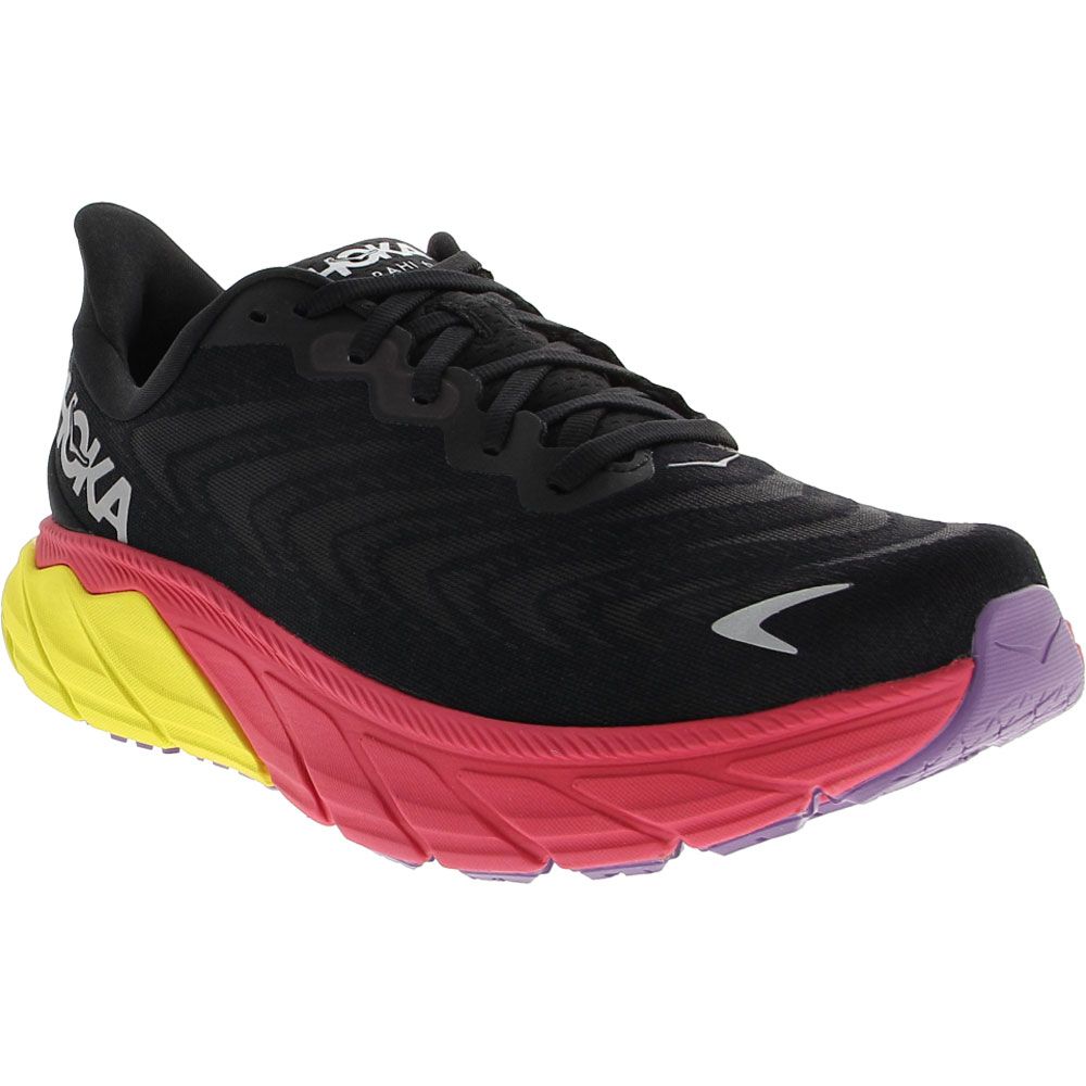 Hoka One One Arahi 6 Running Shoes - Womens Black Pink