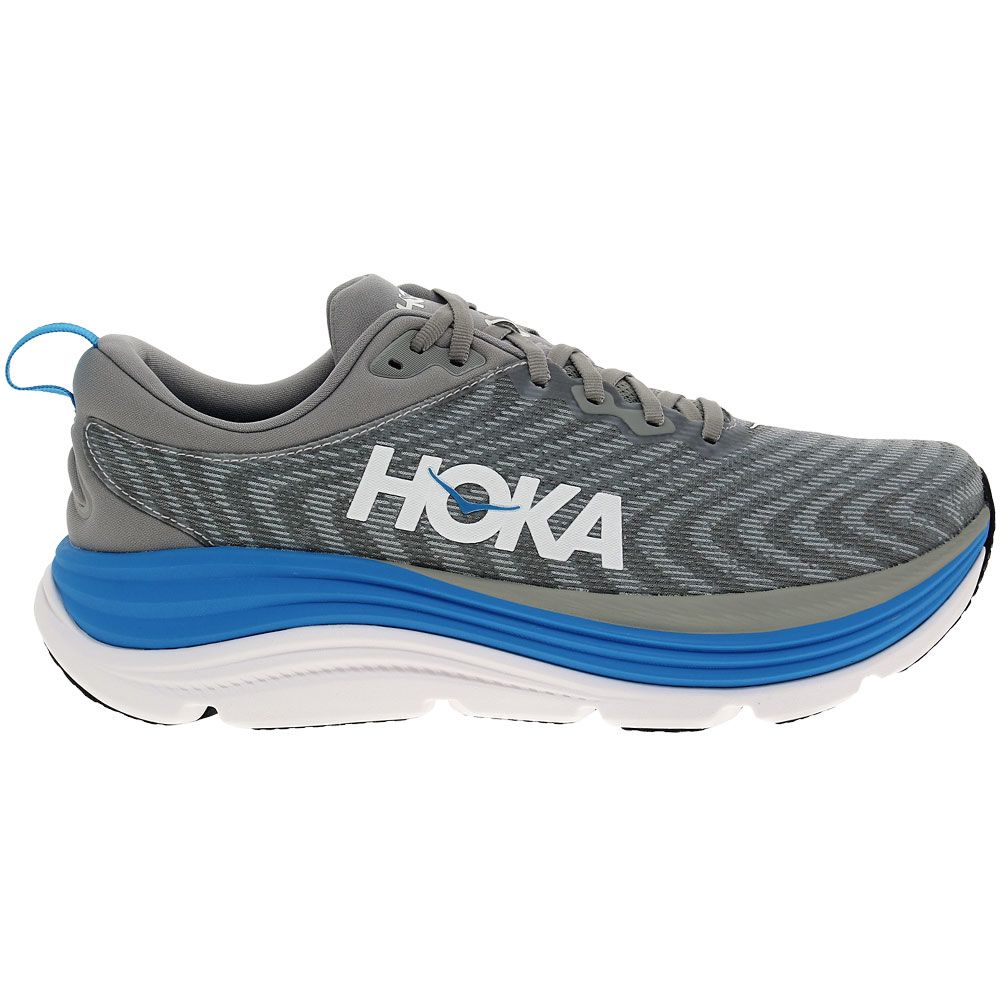 Hoka One One Gaviota 5 Running Shoes - Mens Limestone Diva Blue