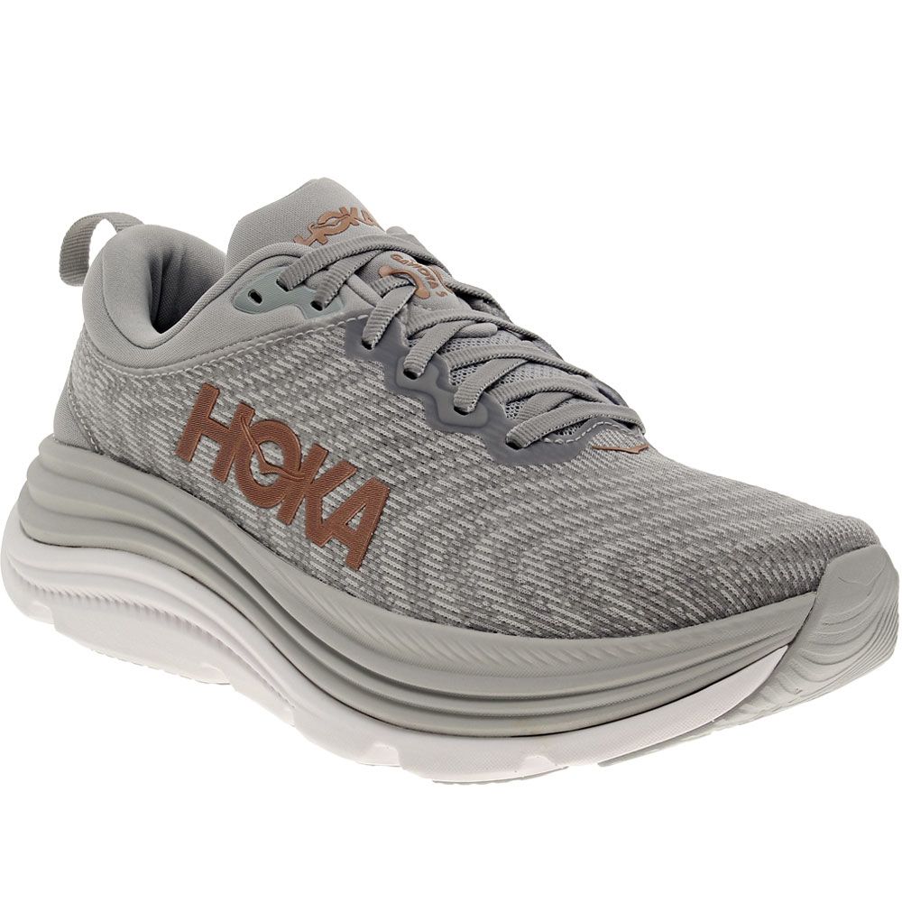 Hoka One One Gaviota 5 Running Shoes - Womens Harbor Mist Rose Gold