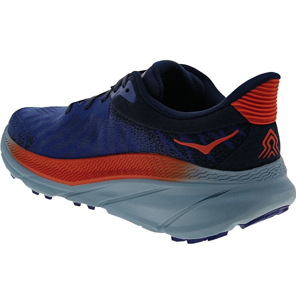 Hoka One One Challenger Atr 7 Trail Running Shoes - Mens Blue Back View