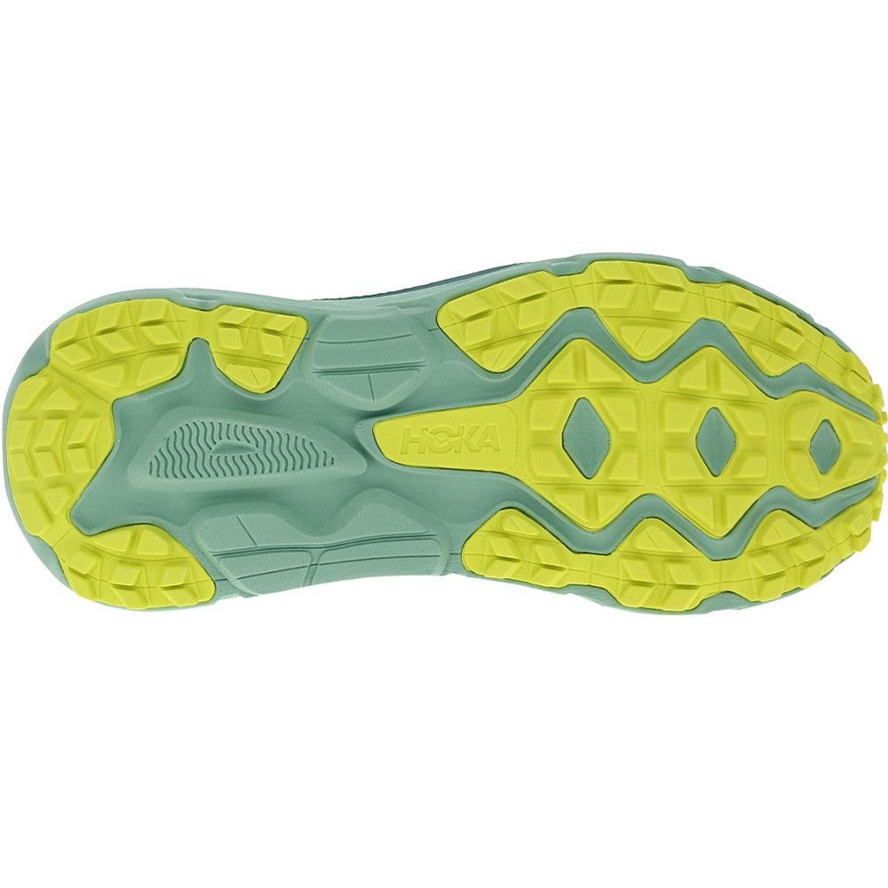 Hoka One One Challenger Atr 7 Gtx Trail Running Shoes - Womens Green Sole View