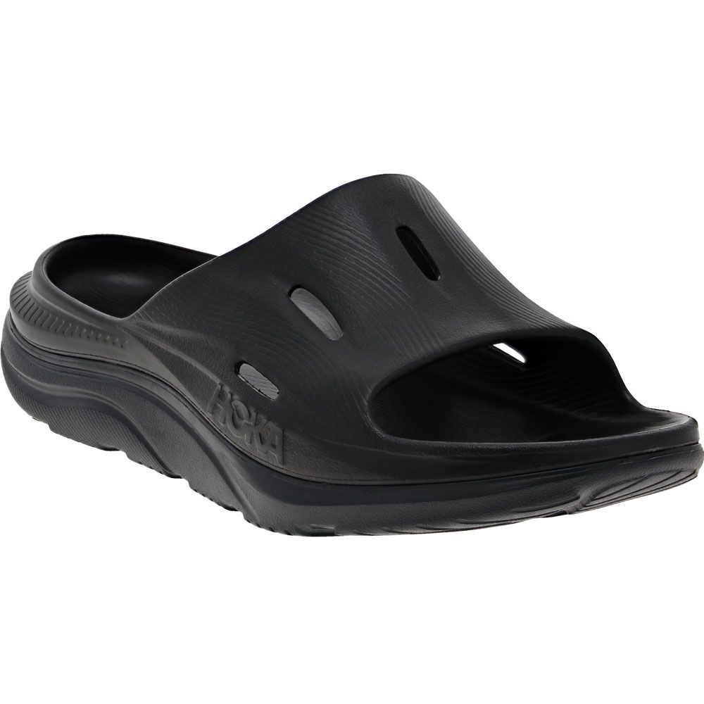 Hoka One One Ora Recovery Slide 3 Unisex Sandals Black