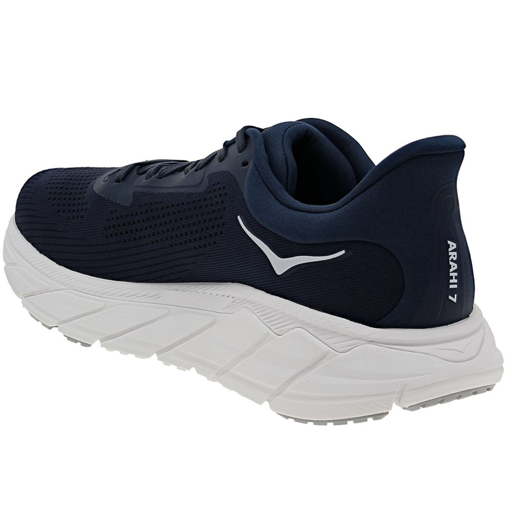 Hoka One One Arahi 7 Running Shoes - Mens Outer Space Navy Back View