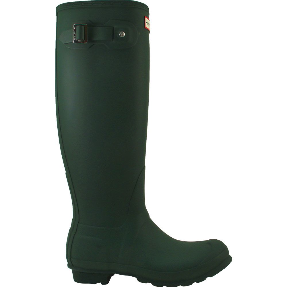 Hunter Original Tall Rain Boots - Womens Hunter Green Side View