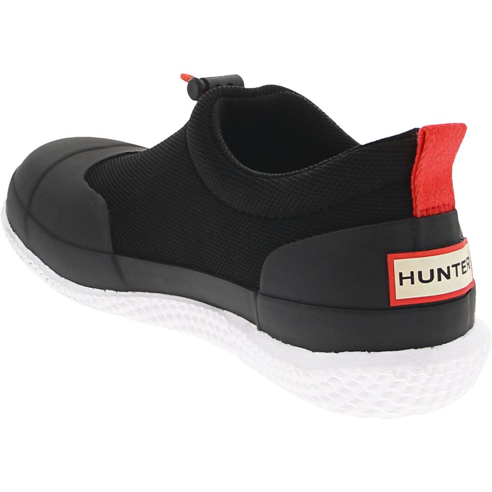 Hunter Original Mesh Shoe Slip on Casual Shoes - Womens Black Back View