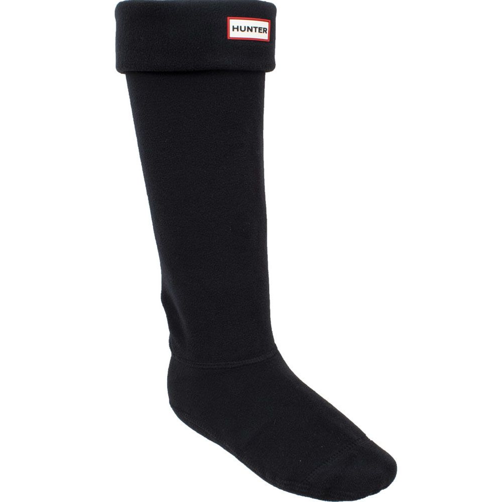 Hunter Boot Sock Fleece Socks Black