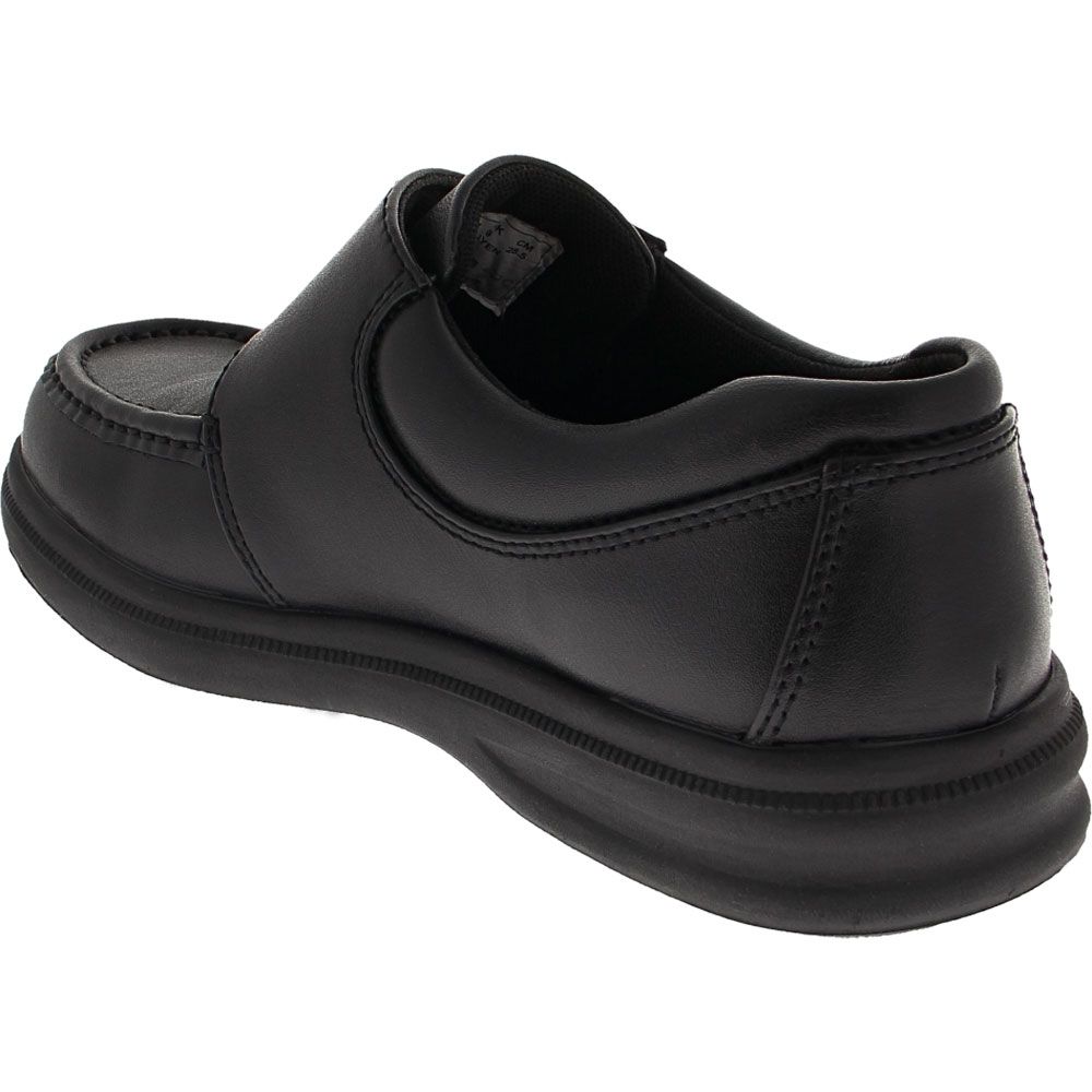 Hush Puppies Gil Velcro Velcro Casual Shoes - Mens Black Back View