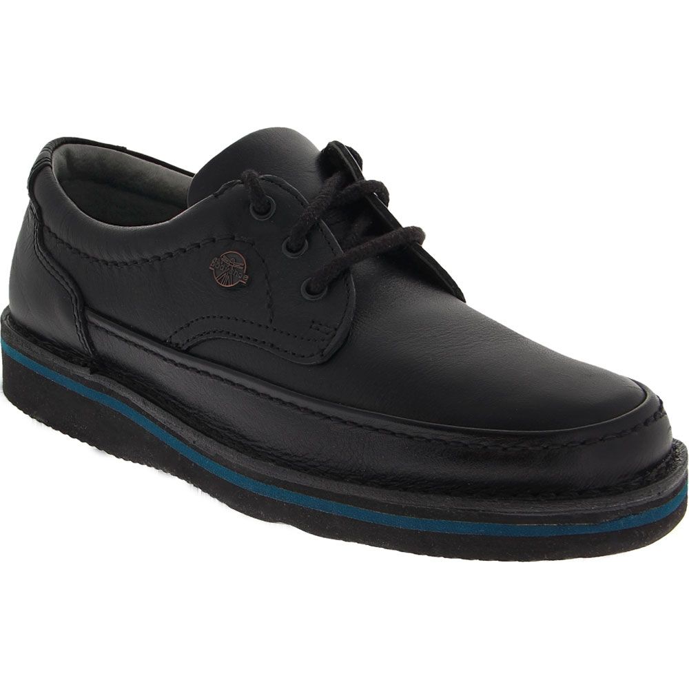 Hush Puppies Mall Walker Casual Shoes - Mens Black Leather