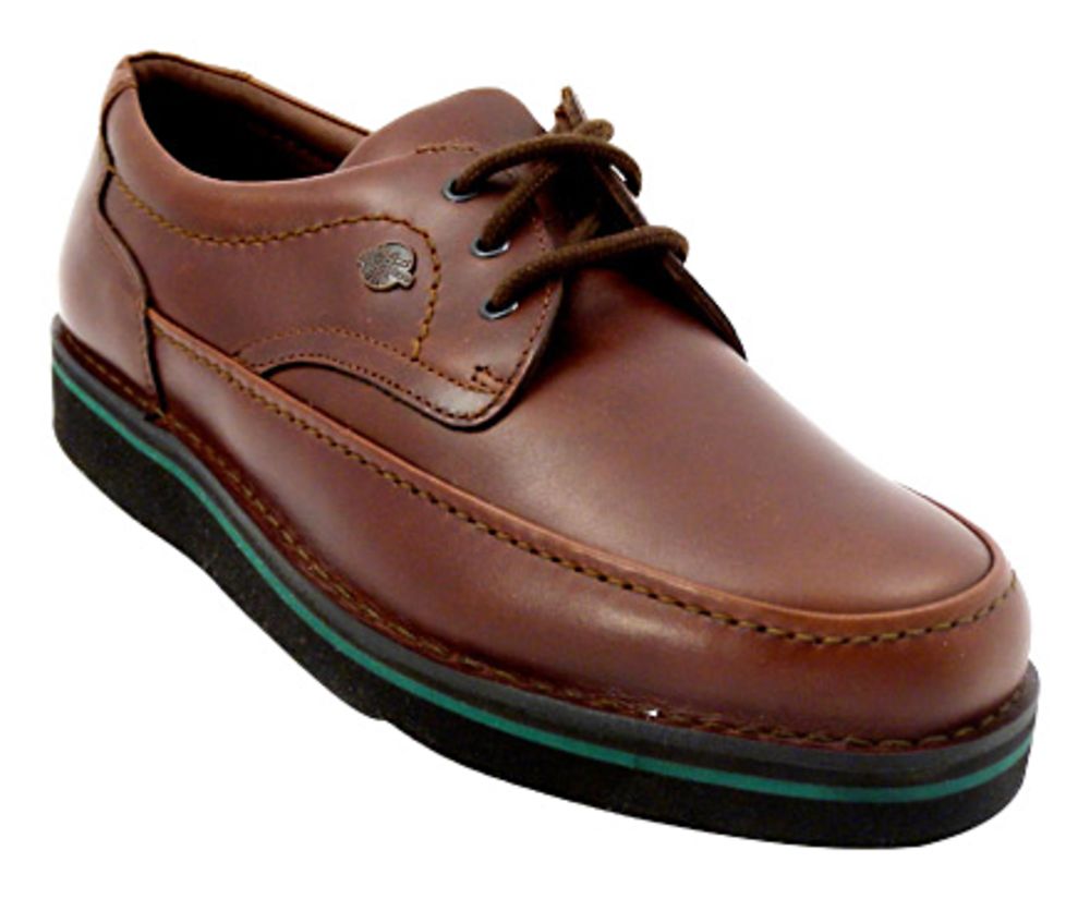 Hush Puppies Mall Walker Casual Shoes - Mens Antique Brown Leather