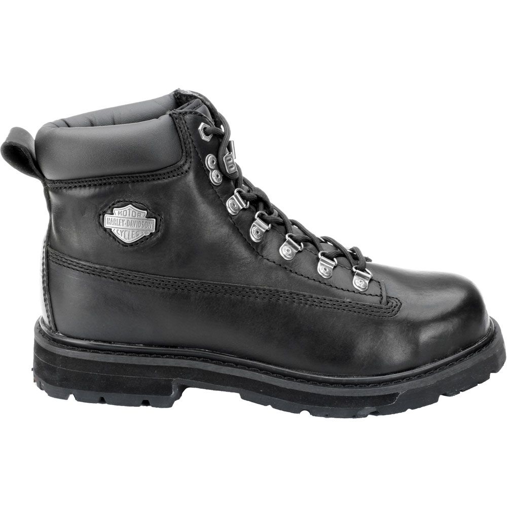 Harley Davidson Drive St Safety Toe Work Boots - Mens Black Side View
