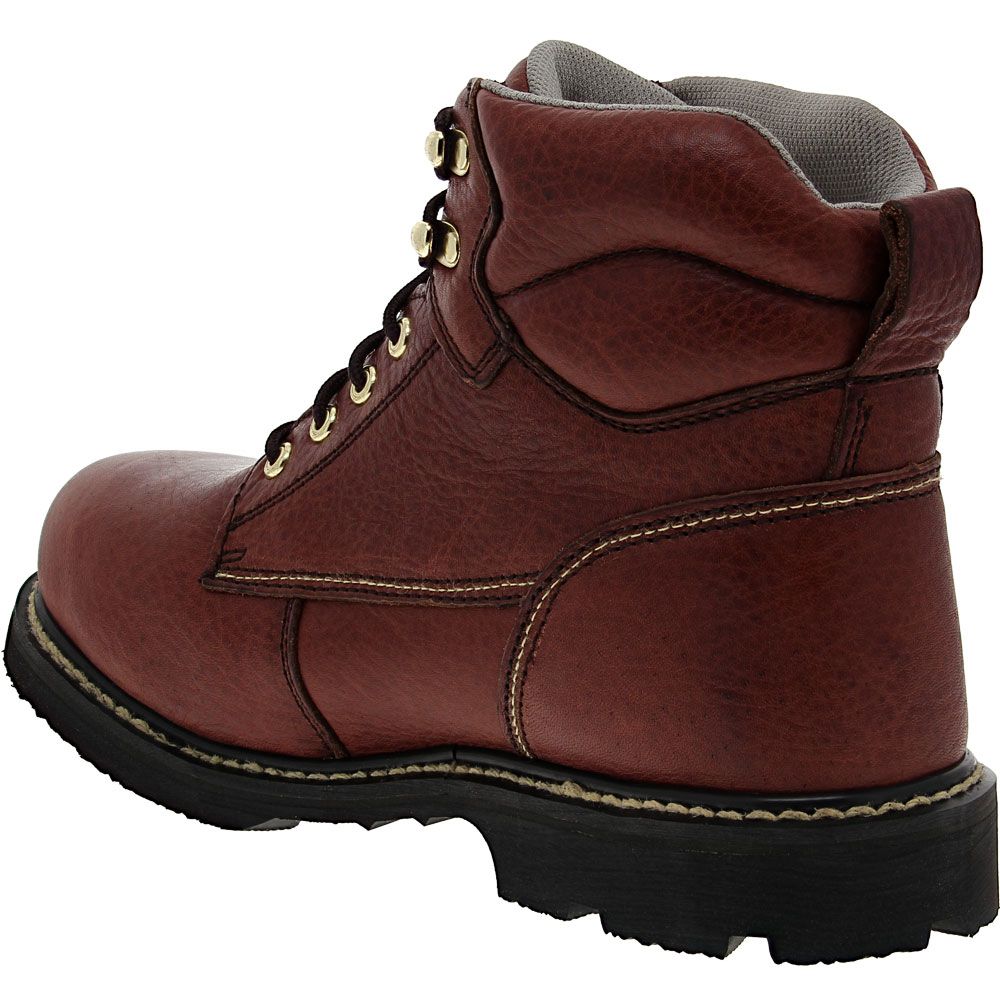 Iron Age 5011 Safety Toe Work Boots - Mens Brown Back View