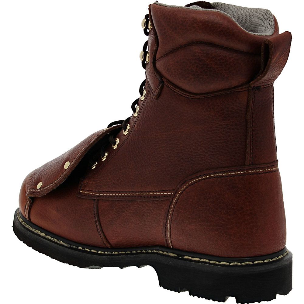 Iron Age Groundbreaker Met Safety Toe Work Boots - Mens Brown Back View