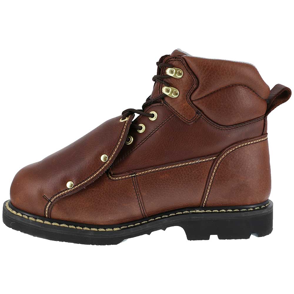 Iron Age 5017 Steel Toe Work Boot - Mens Brown Back View
