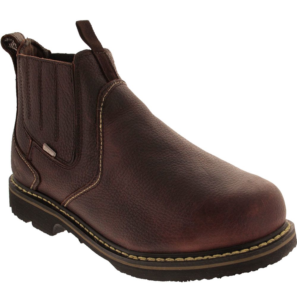 Iron Age 5018 Safety Toe Work Boots - Mens Brown