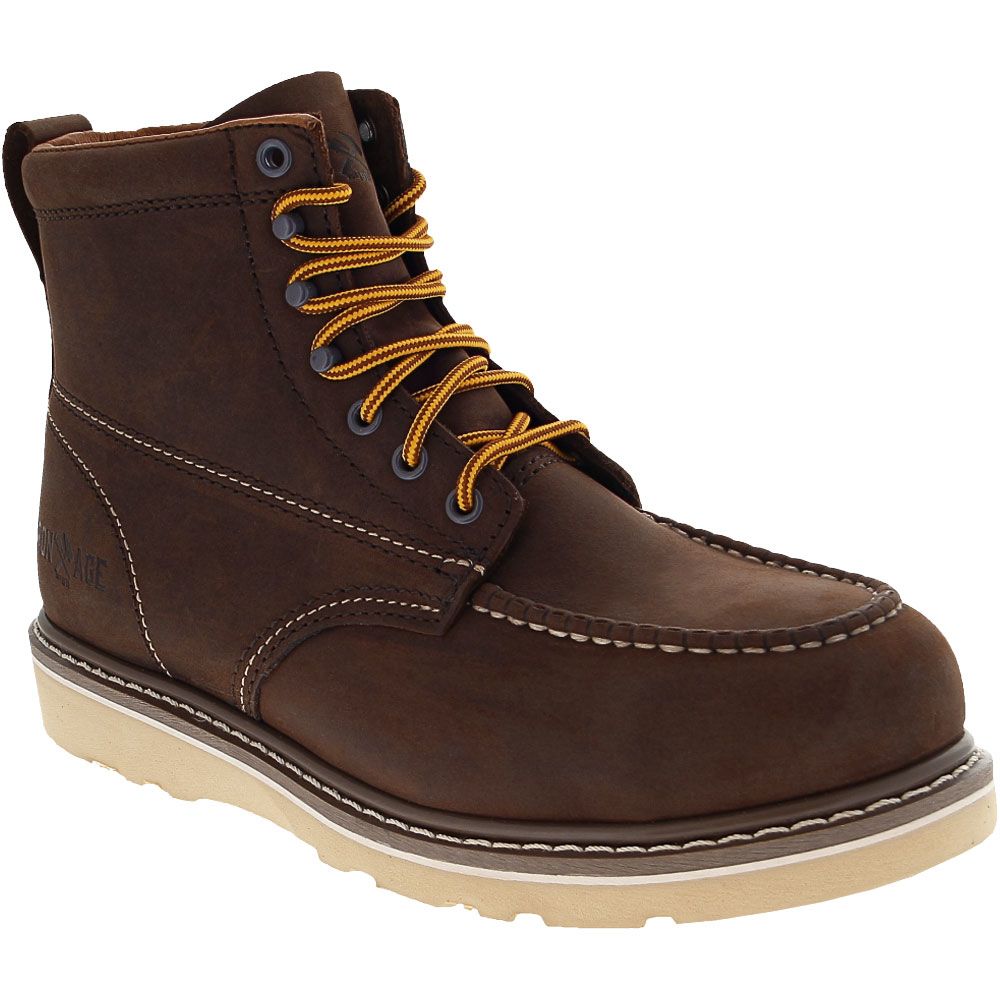Iron Age 5061 Safety Toe Work Boots - Mens Brown
