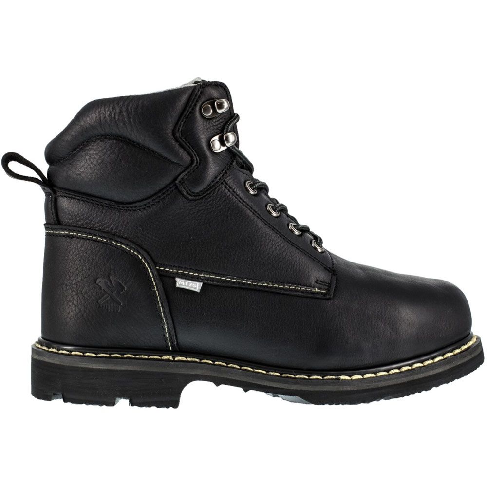 Iron Age Ia5019 Safety Toe Work Boots - Mens Black Side View
