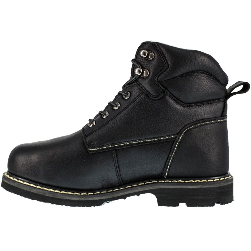 Iron Age Ia5019 Safety Toe Work Boots - Mens Black Back View