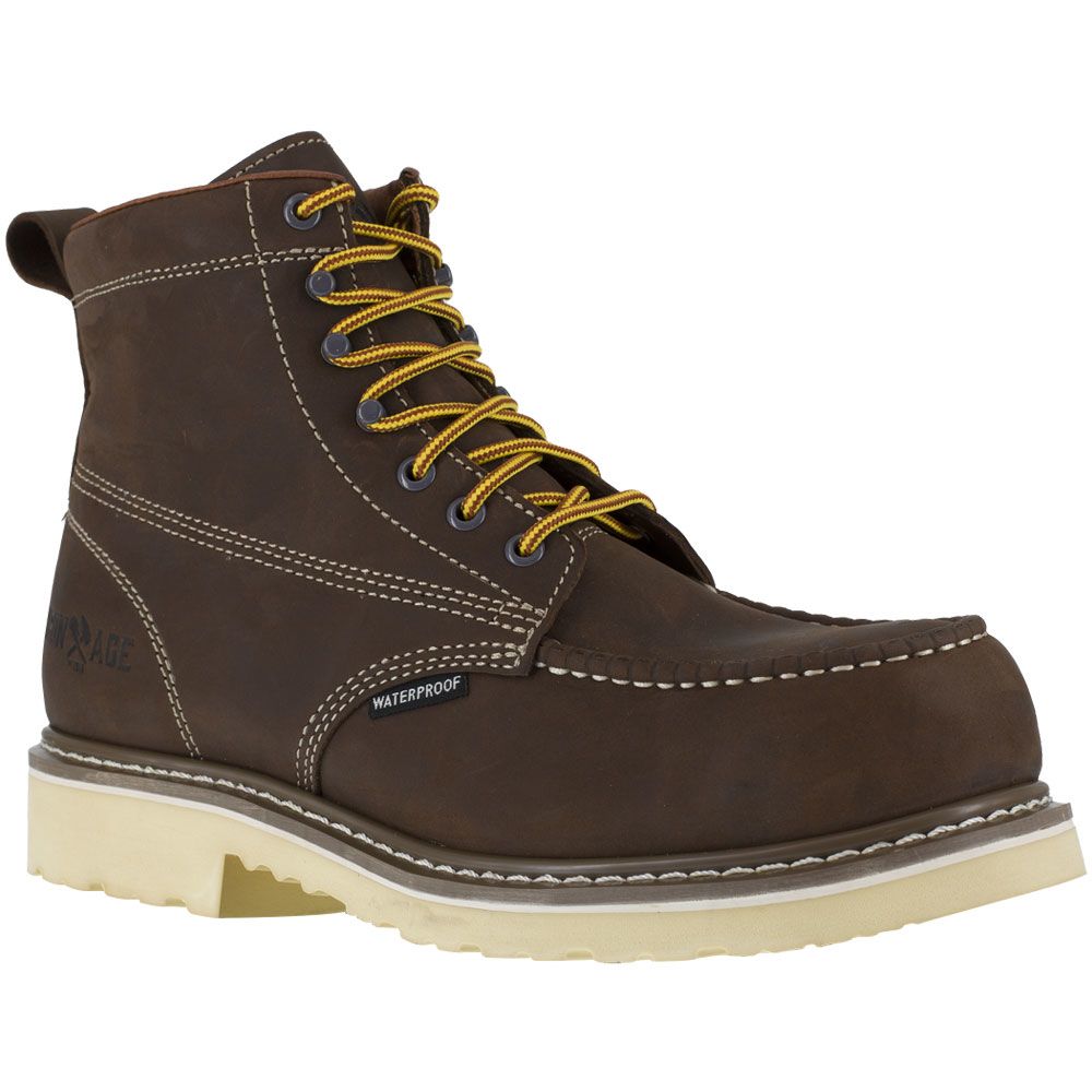 Iron Age Solidifier 6 In Wp Composite Toe Work Boots - Mens Brown