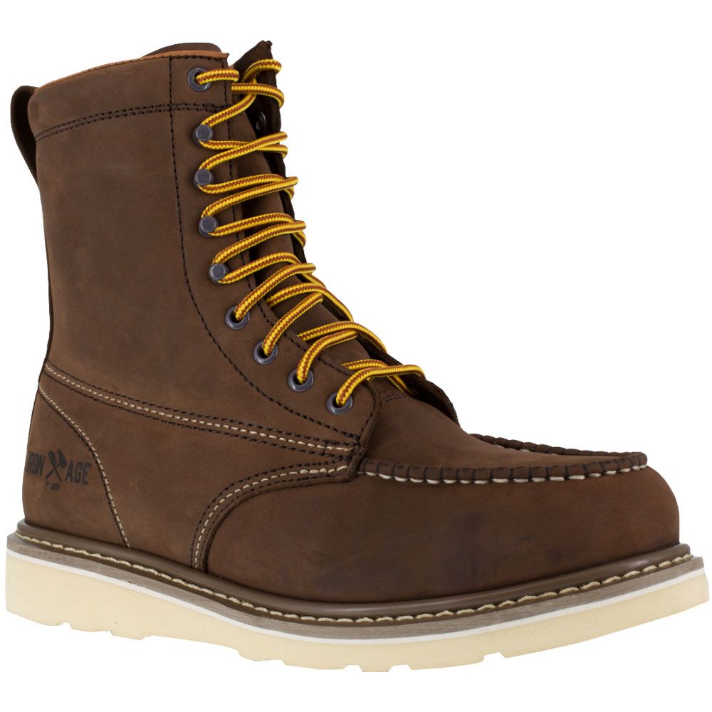 Iron Age Ia5081 Safety Toe Work Boots - Mens Brown