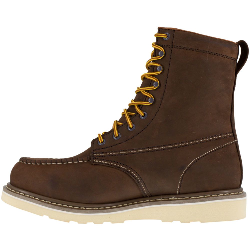 Iron Age Ia5081 Safety Toe Work Boots - Mens Brown Back View