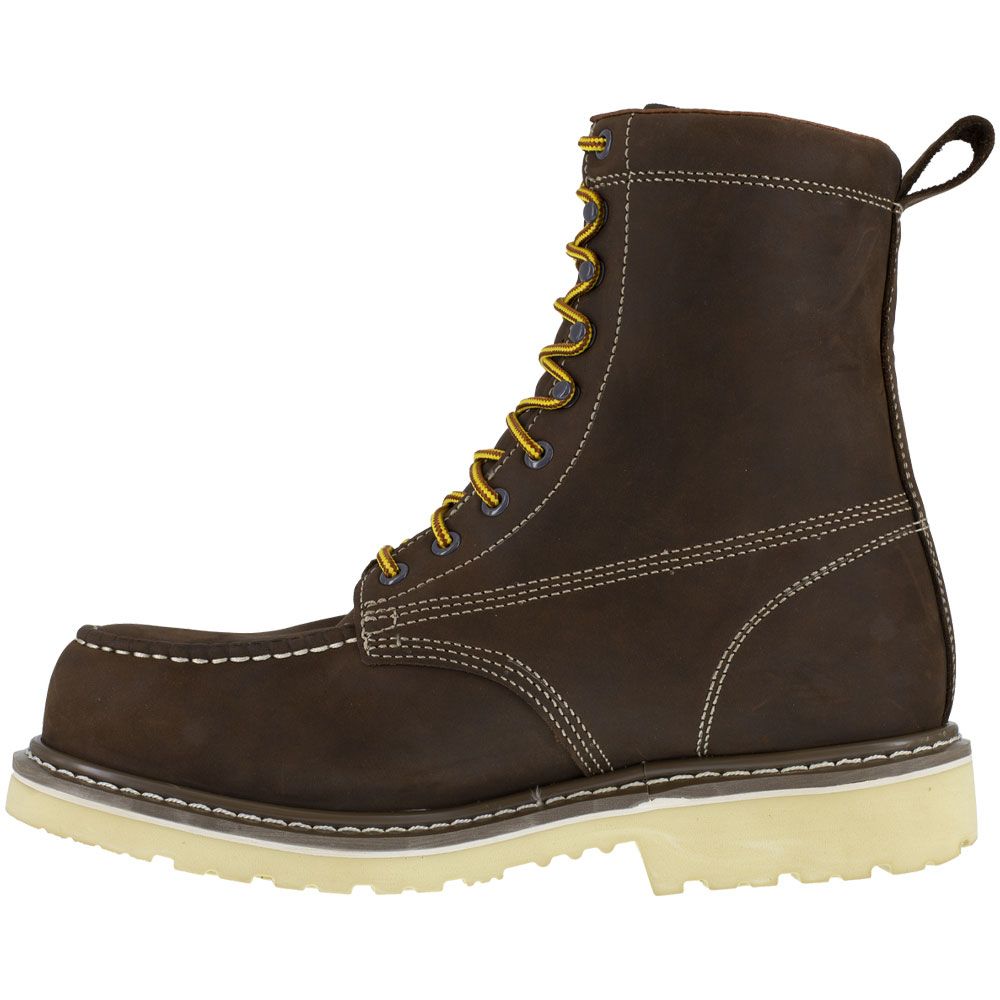 Iron Age Ia5082 Composite Toe Work Boots - Mens Brown Back View